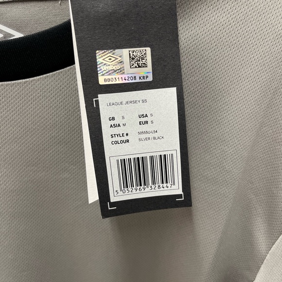 Umbro soccer jersey grey/black - Picture 2 of 3